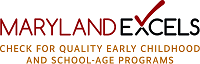Maryland Excels - Check for quality early childhood and school age programs logo